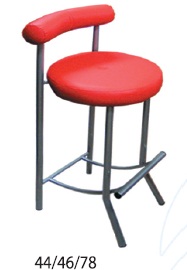 Червен бар стол  